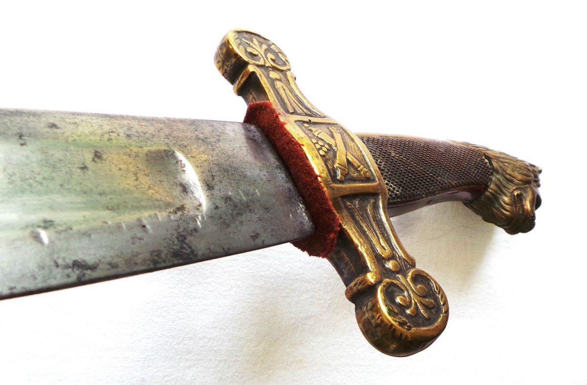 Artillery Officer's Sword Of The National Guard - (1814 - 1830) Restoration - 19th Century-photo-5