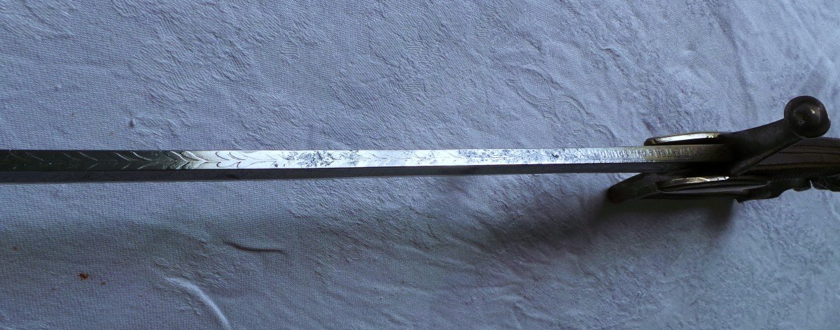 Senior Officer's Saber With Silver Mounted - Directory - Consulate - Empire - 18th Century - 19th Century-photo-5