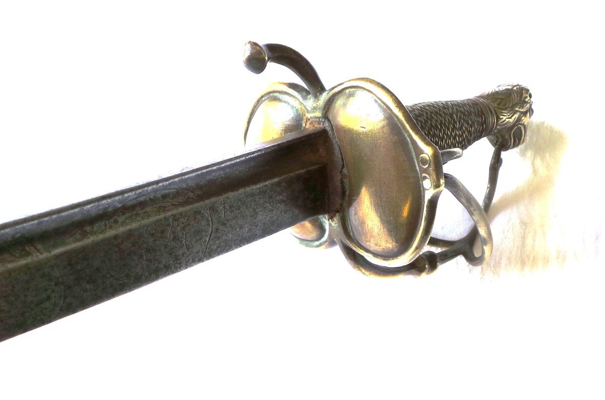 Strong Cavalry Sword With Wallon Mounting - XVII° XVIII° Period-photo-3