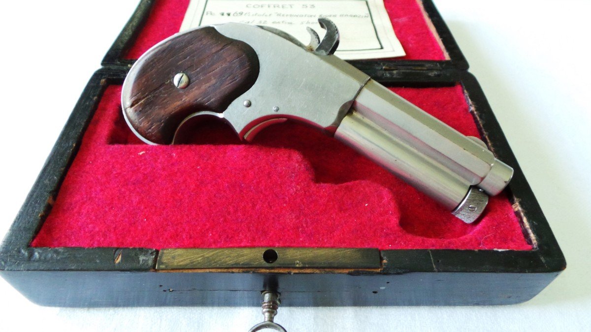 Usa Pistol - Remington Rider Magazine Pistol - 1871-1888 - Cal: 32 - 19th Century-photo-7