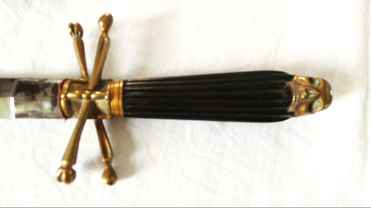 Masonic Dagger Of Grand Elect - Knight Kadosh - 30° Degree Reaa - XIX°-photo-7