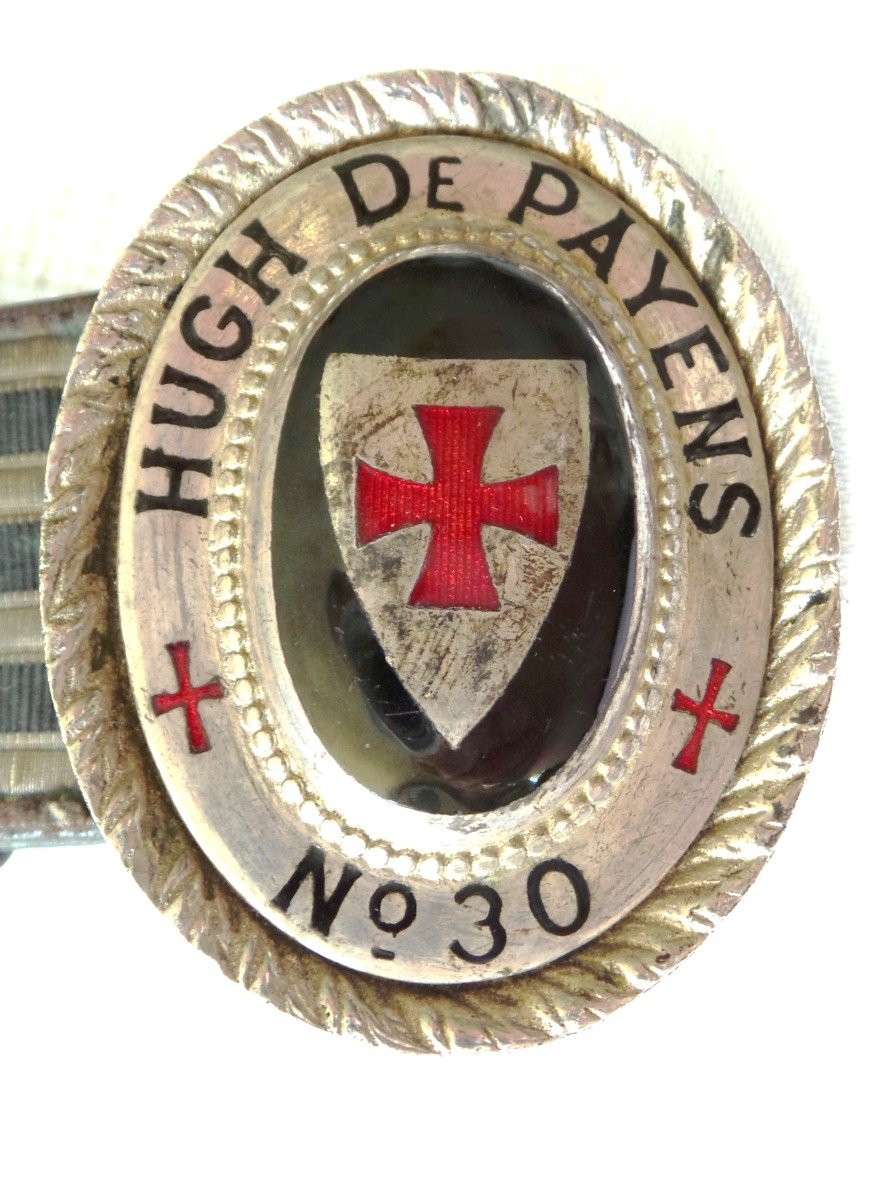 Templar Order Belt - Huges De Payns - 20th Century-photo-1