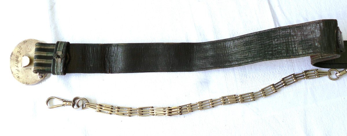 Templar Order Belt - Huges De Payns - 20th Century-photo-3