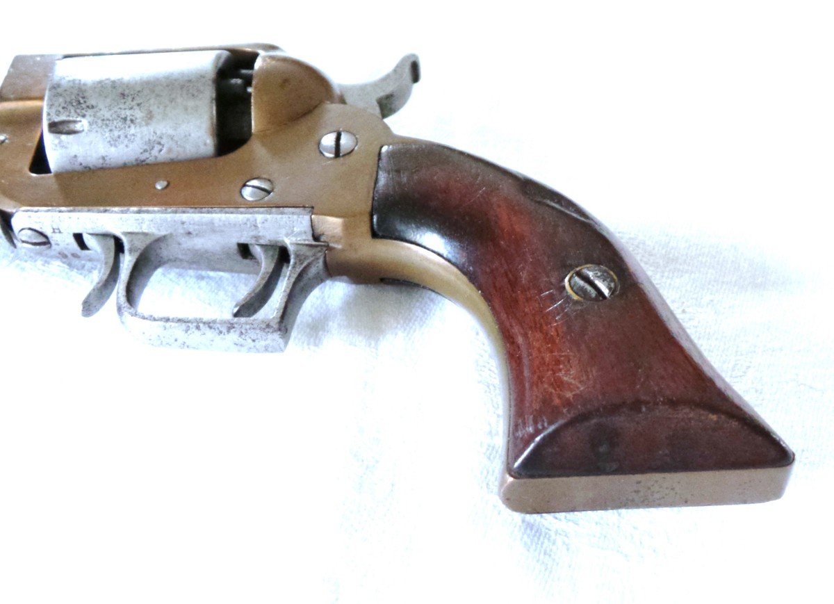 REVOLVER " WHITNEY - HAVEN " TWO TRIGGER -CAL 32  - " 1852-1854 " - N°90/600 - USA - XIX°-photo-3