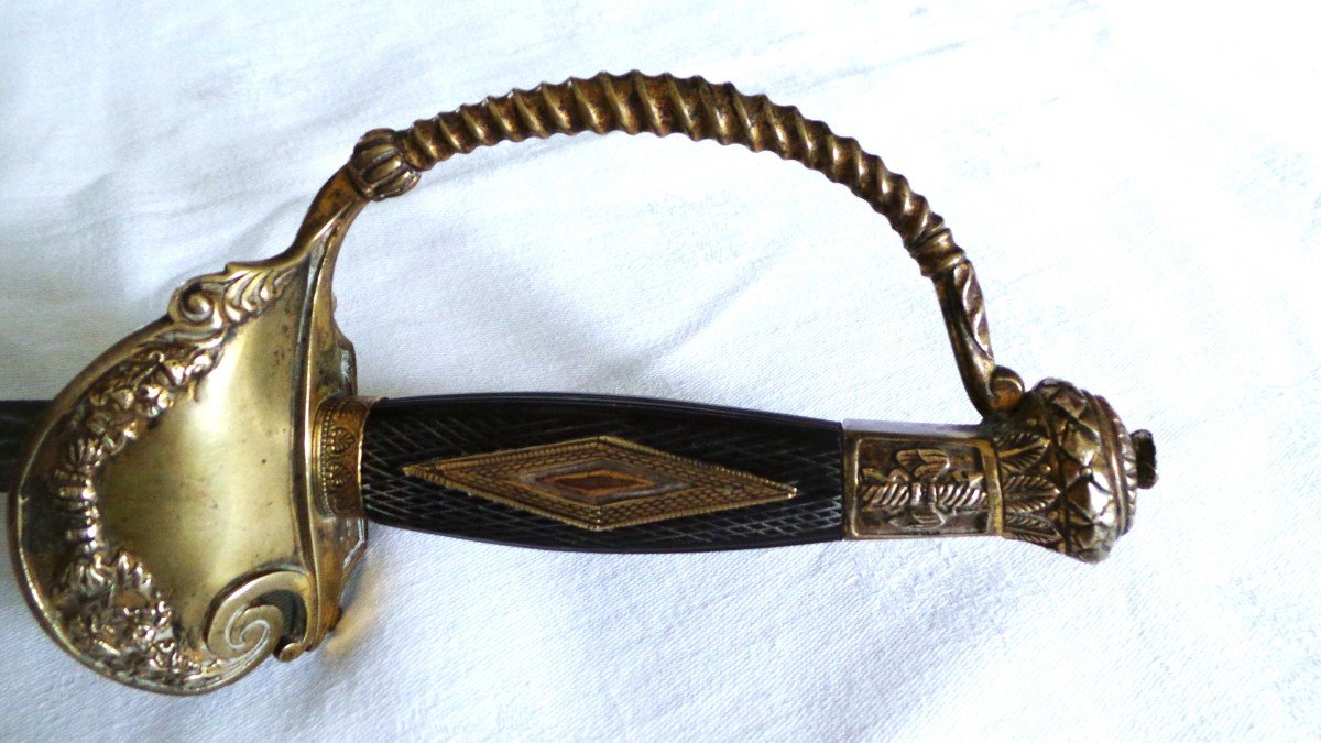 1ER EMPIRE - EPEE D'OFFICER - XIX° - 1804 - 1814-photo-4