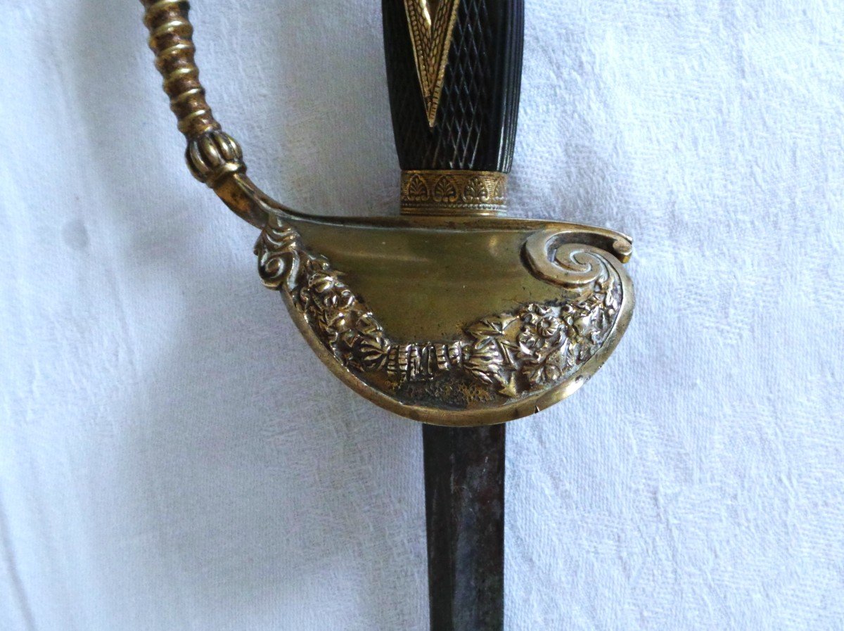 1ER EMPIRE - EPEE D'OFFICER - XIX° - 1804 - 1814-photo-4