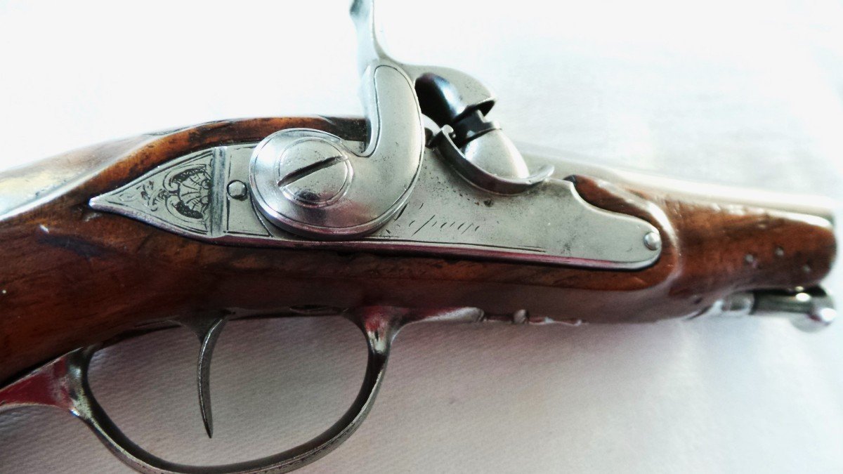 1 ER EMPIRE - PISTOLET DE VOYAGE " LEPAGE " - 1779 - 1822 --photo-2