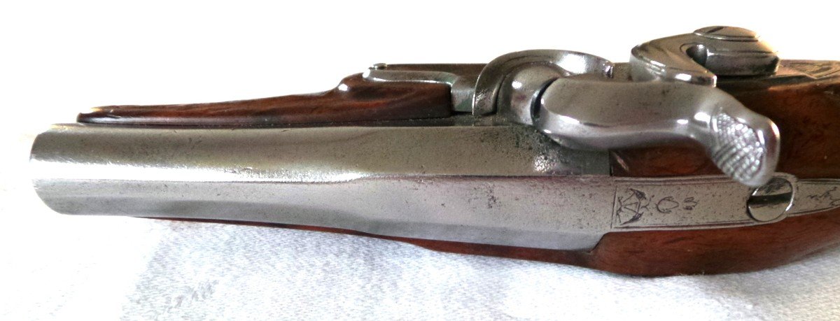 1 ER EMPIRE - PISTOLET DE VOYAGE " LEPAGE " - 1779 - 1822 --photo-2