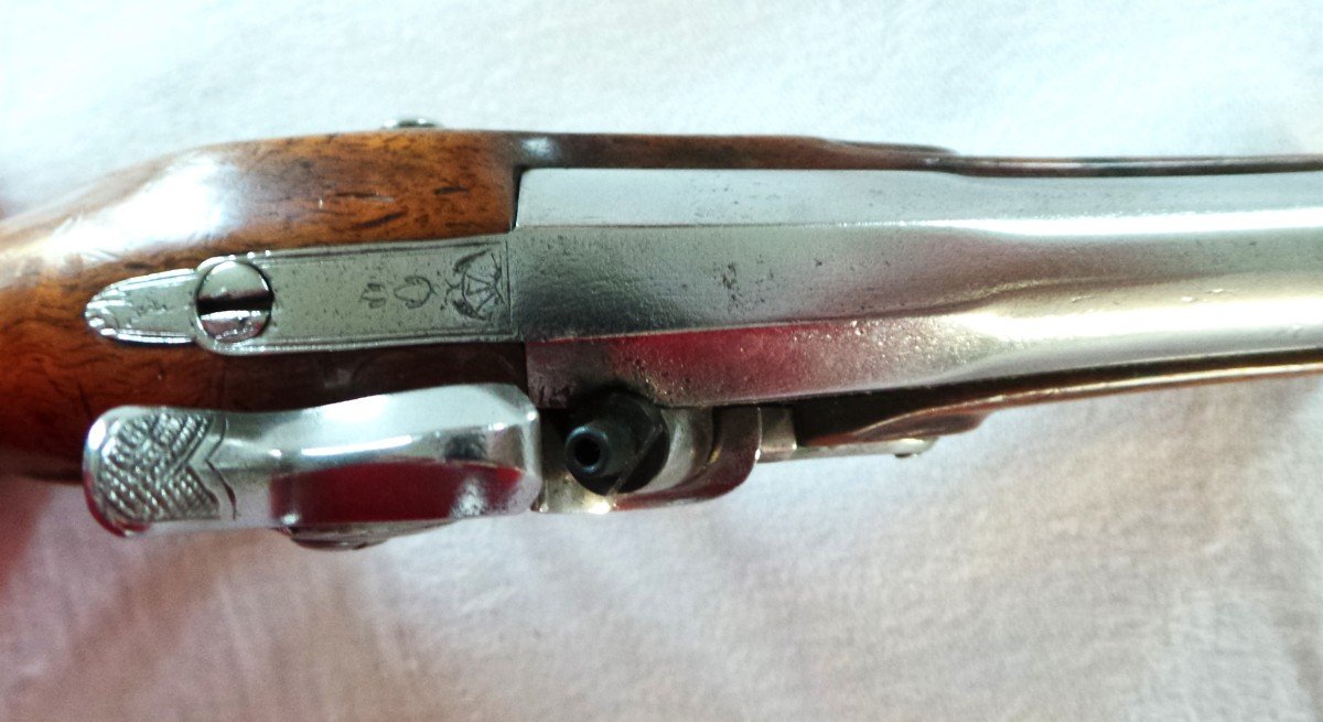 1 ER EMPIRE - PISTOLET DE VOYAGE " LEPAGE " - 1779 - 1822 --photo-5