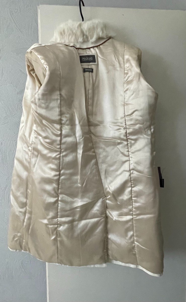 MANTEAU CUIR AGNEAU BLANC - MAISON WILSON LEATHER SINCE 1899-photo-2