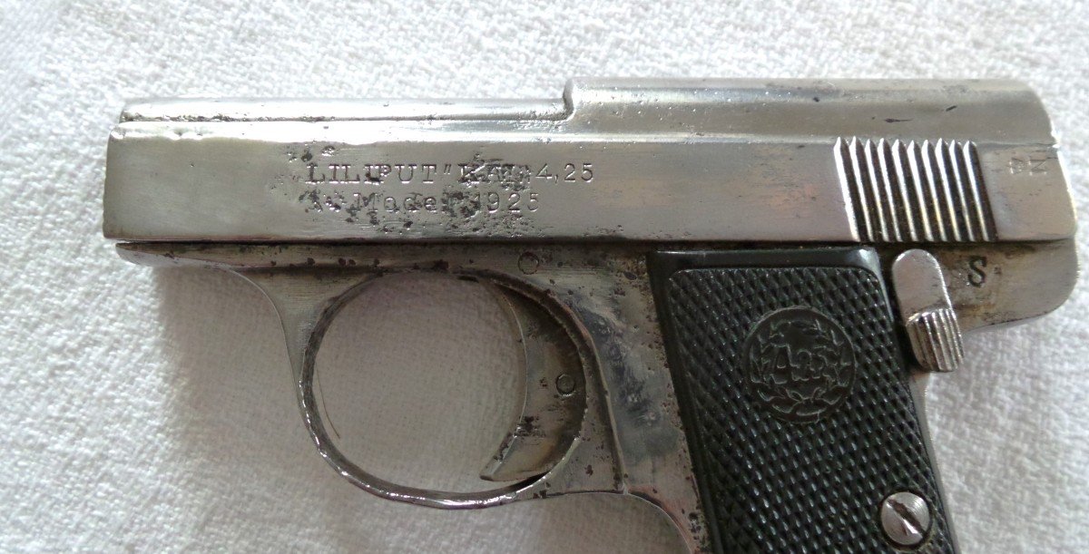 PISTOLET " LILIPUT " MOD 1925 - FRANZ PFANNL - WAFFENFABRICK AUGUST MENZ A SUHL - 1920 - 1927-photo-3