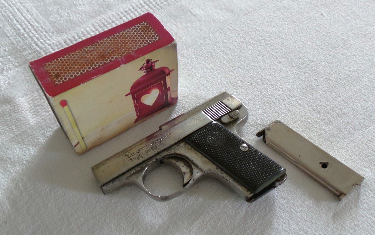 PISTOLET " LILIPUT " MOD 1925 - FRANZ PFANNL - WAFFENFABRICK AUGUST MENZ A SUHL - 1920 - 1927