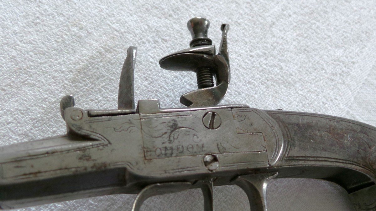 Scottish Flintlint Pistol - "seglas - London" - Circa 1760-70 - 18th Century-photo-5