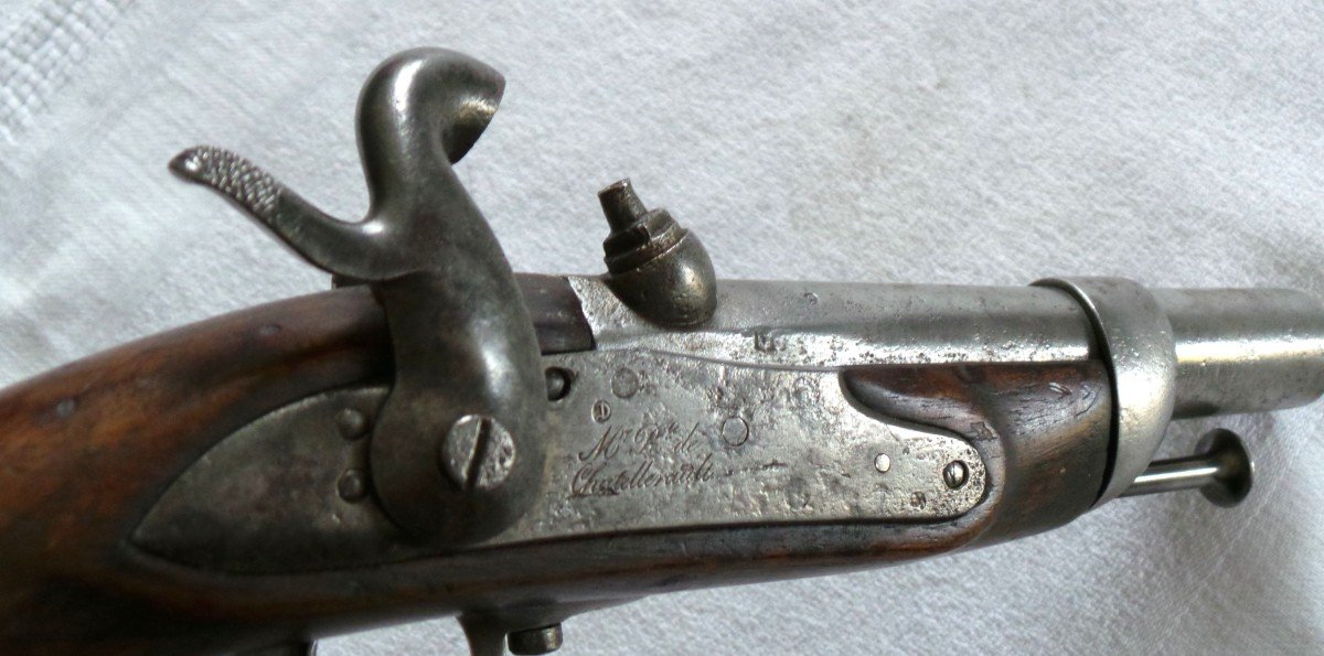 Gendarmerie Pistol - Mod 1822t - Royal Manufacturer Of Chatellerault - 19th Century-photo-6