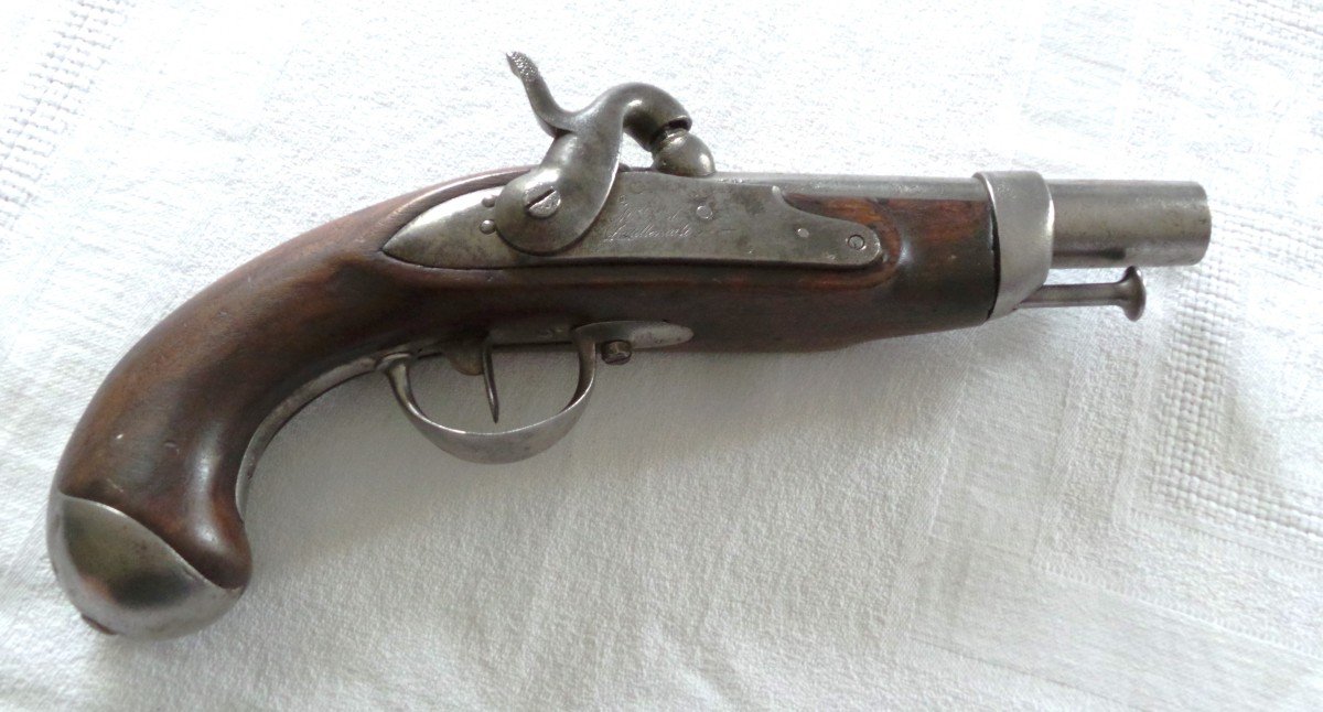 PISTOLET DE GENDARMERIE -MOD 1822T - MANUFACTURE ROYALE DE CHATELLERAULT - XIX°