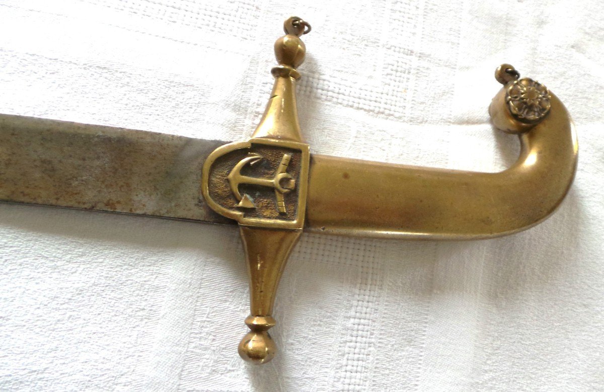 Consulate - 1st Empire - Sabre Of The Gendamerie Troops Of The Ports And Arsenals-photo-2