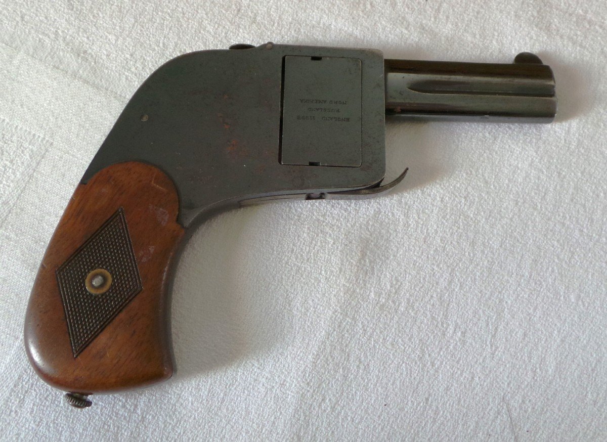 PISTOLET " BAR"  DANS UN LIVRE -PAR SAUER & SOHN " 1899-1914 -photo-2