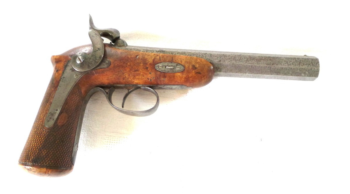 Percussion Pistol "henri Gustave Delvigne - 1800-1876" - Cal 14 - 19th Century -