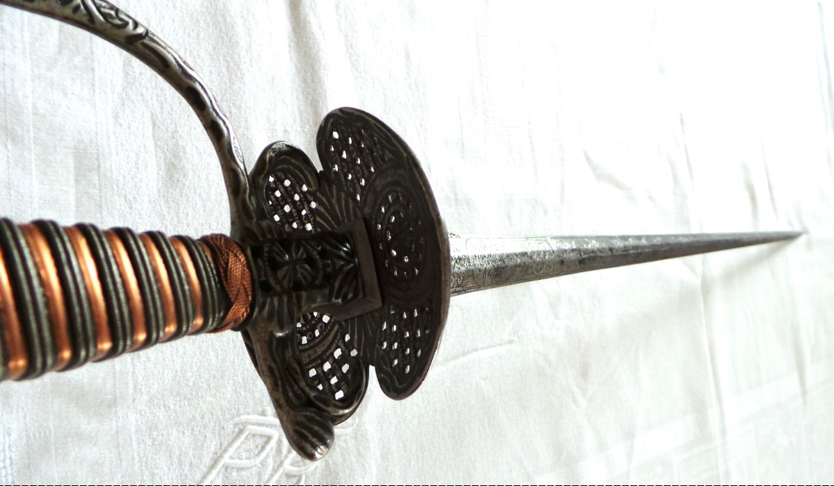 EPEE DE COUR - " LOUIS XV - LOUIS XVI " -  XVIII°-photo-8