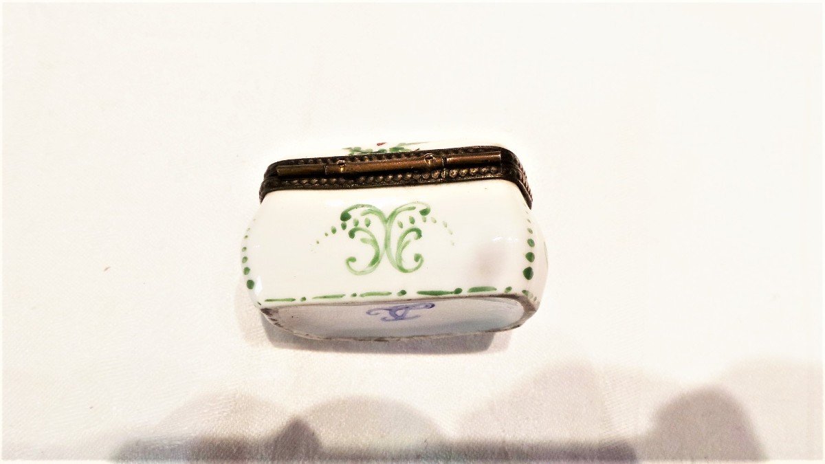 Masonic Box In Porcelain - XIX °-photo-3