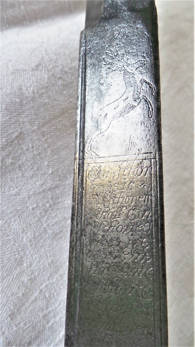 Sword Forte Lame - Louis XV - XVIII ° - Royal Alsace Manufacture --photo-3