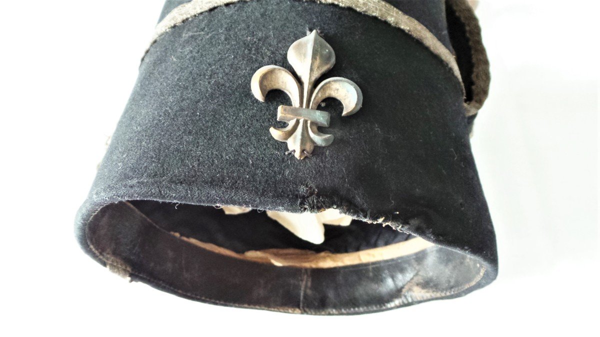 MIRLITON DE HUSSARDS ANCIEN REGIME A FLEUR DE LYS-photo-2