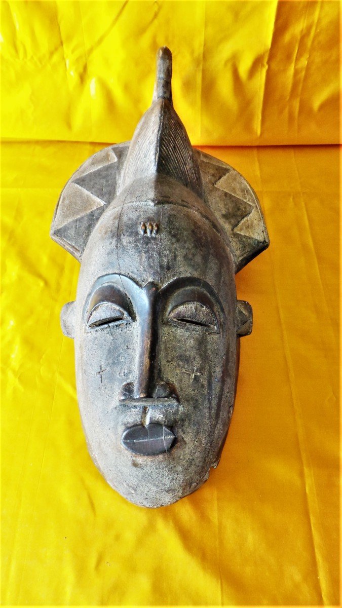 Baoule Face Mask - Ivory Coast - Kalao Headdress - Mi - XX°