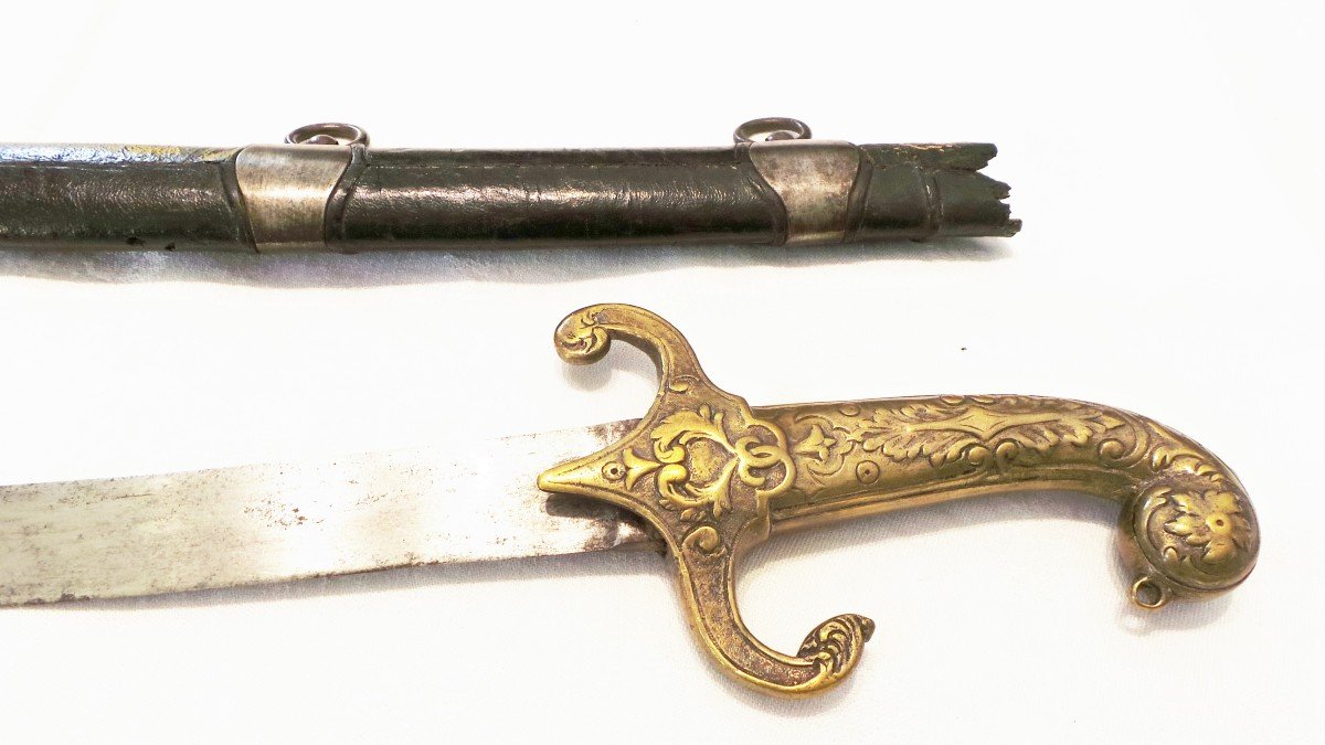 Oriental Saber With Sheath - Empire-restoration - XIX°-photo-2