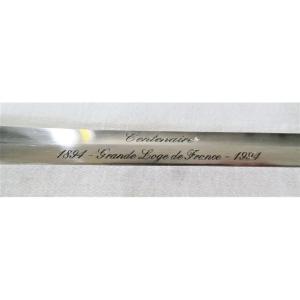Commemorative Sword Of The Bicentenary Of The G:.l:.d:;f:. --5894-5994