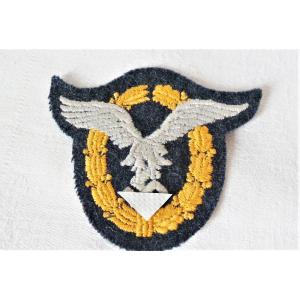 WW2 - ALLEMAGNE - LOT 4 INSIGNES -"KRIEGMARINE- LUFTWAFFE-DANZIG-SAARGEB".