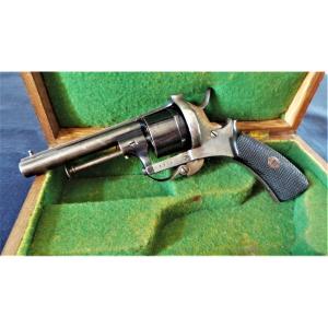 Lefaucheux Type Pin Revolver In Box - III° Republic - 1870-1880 - XIX°