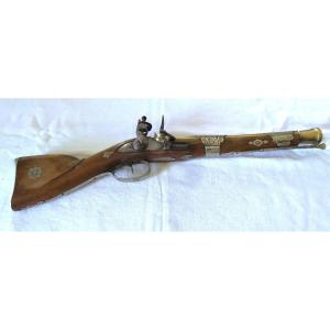 Bronze And Flintlock Marine Tromblon - Signed "thomas Ketland" - Birmingham (1760 -1816) 