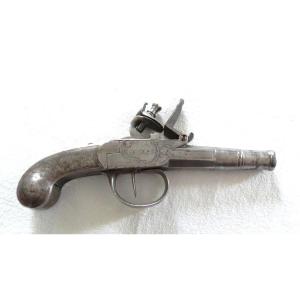 PISTOLET  A SILEX A L'ECOSSAISE -" SEGLAS - LONDON" - VERS 1760-70 - XVIII°