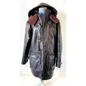 VESTE  HOMME " REDSKINS " CUIR PLEINE PEAU - MODELE JACKET TYPE B32 -TAILLE " XL" - XX°