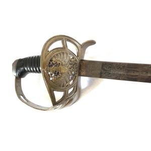 SABRE D'OFFICIER DU "2Eme REGIMENT DE DRAGONS HANOVRIENS N°16 WATERLOO " MOD 1889 - XIX° 