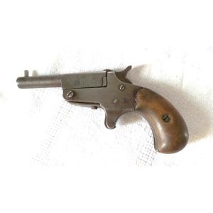 PISTOLET DE POCHE A BROCHE ET CANON BASCULANT - XIX°