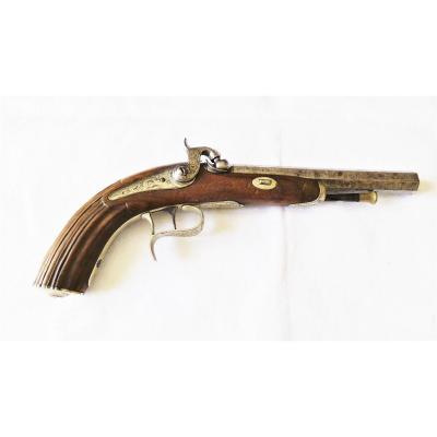 Pistolet Officier Type 1833 -canon Damas- XIX° 