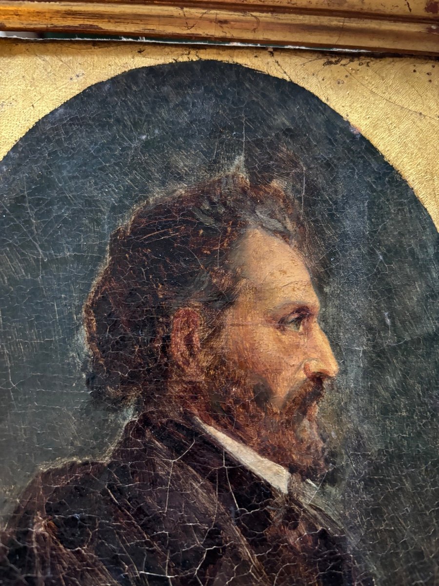 Léon Cogniet (1794-1880) Autoportrait Huile Sur Toile 1846 Musée Des Beaux Arts Orléans -photo-2