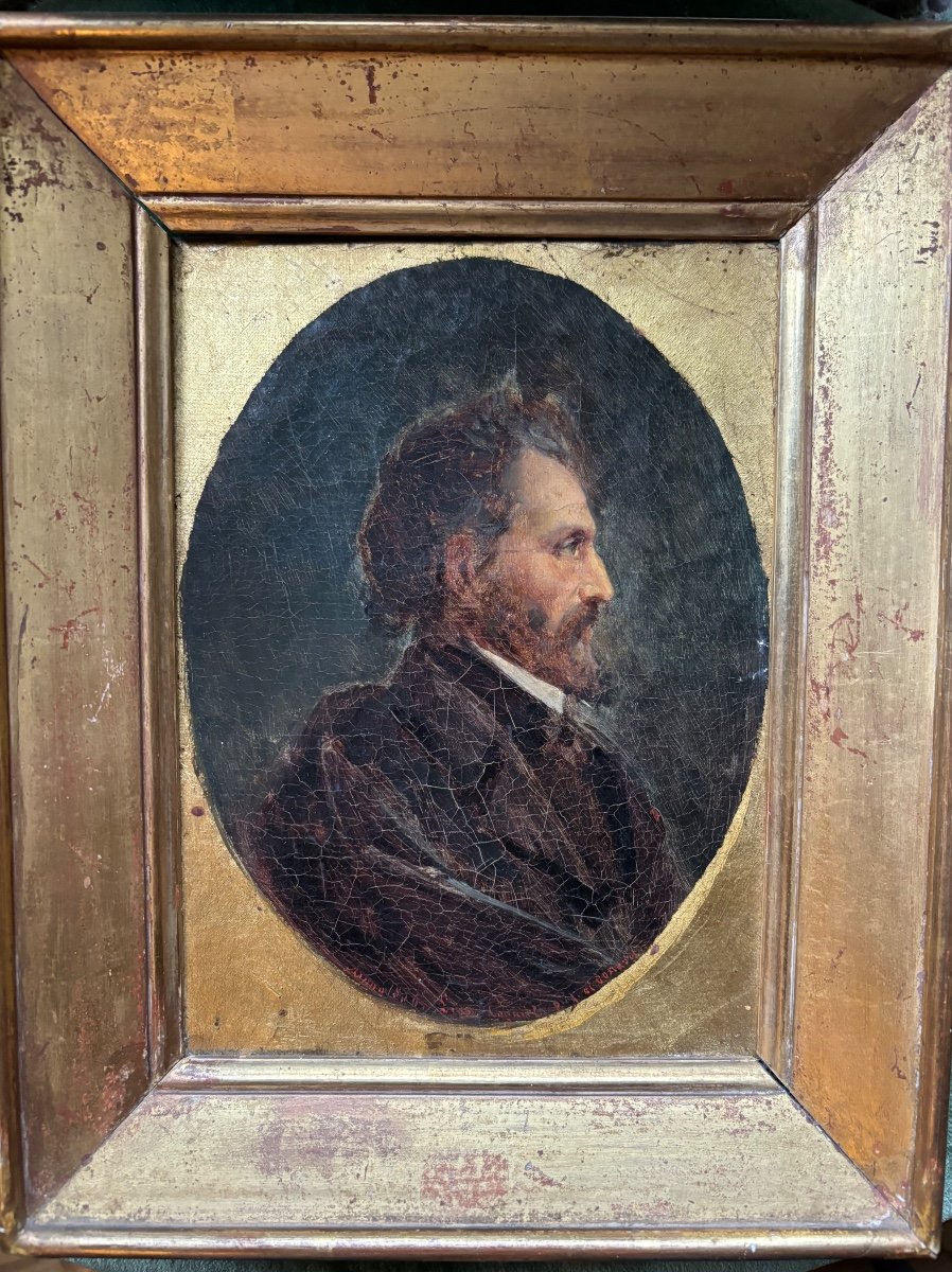 Léon Cogniet (1794-1880) Autoportrait Huile Sur Toile 1846 Musée Des Beaux Arts Orléans 