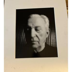 Portrait Photographie De Pierre Soulages 1996 By Hergo  Tirage Argentique 