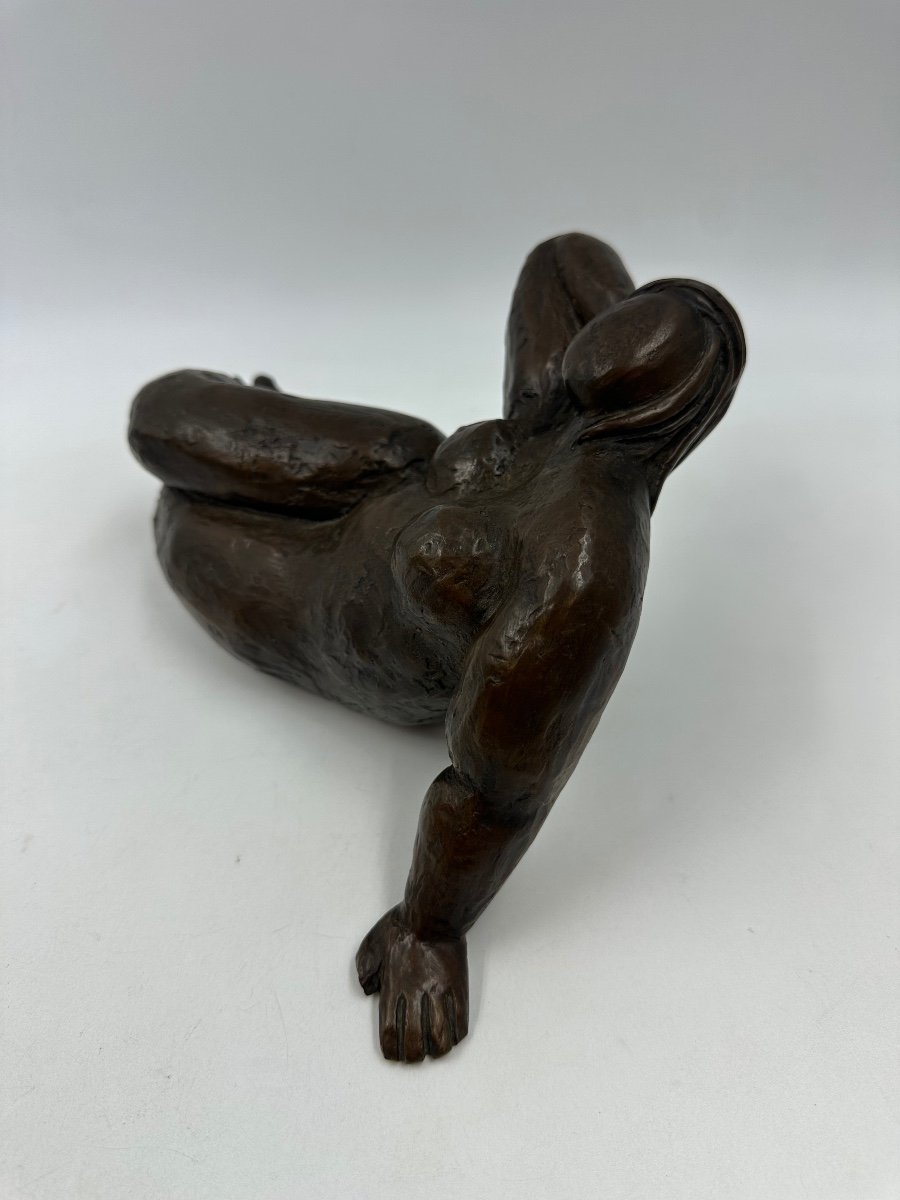 Sculpture Bronze Cire Perdu Nu Féminin Mateo Mornar (1946)-photo-3