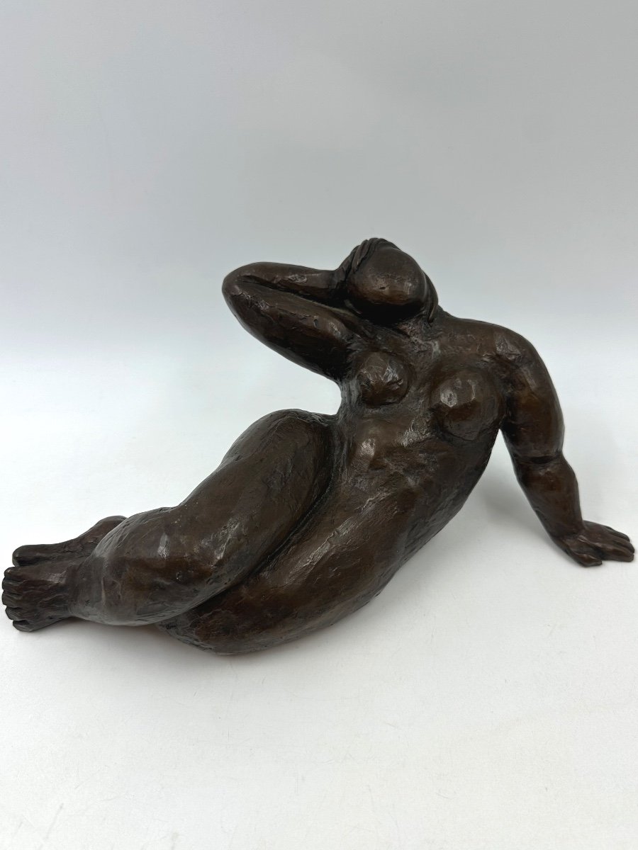 Sculpture Bronze Cire Perdu Nu Féminin Mateo Mornar (1946)