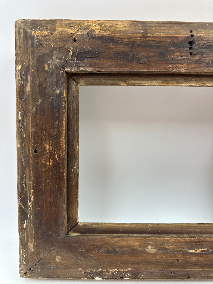 18th Century Frame In Gilded Wood, Louis XV Period-photo-1