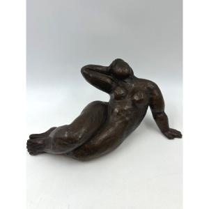 Sculpture Bronze Cire Perdu Nu Féminin Mateo Mornar (1946)