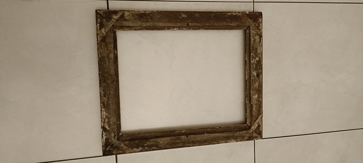 17th Century Gilded Wood Frame-photo-2