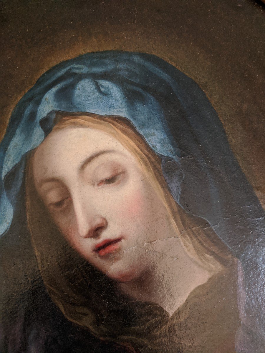 Painting Virgin In Prayer -photo-3