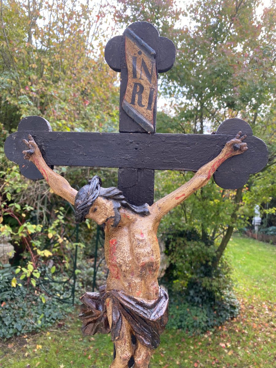 Calvary Crucifix Virgin XVIII Eme-photo-2