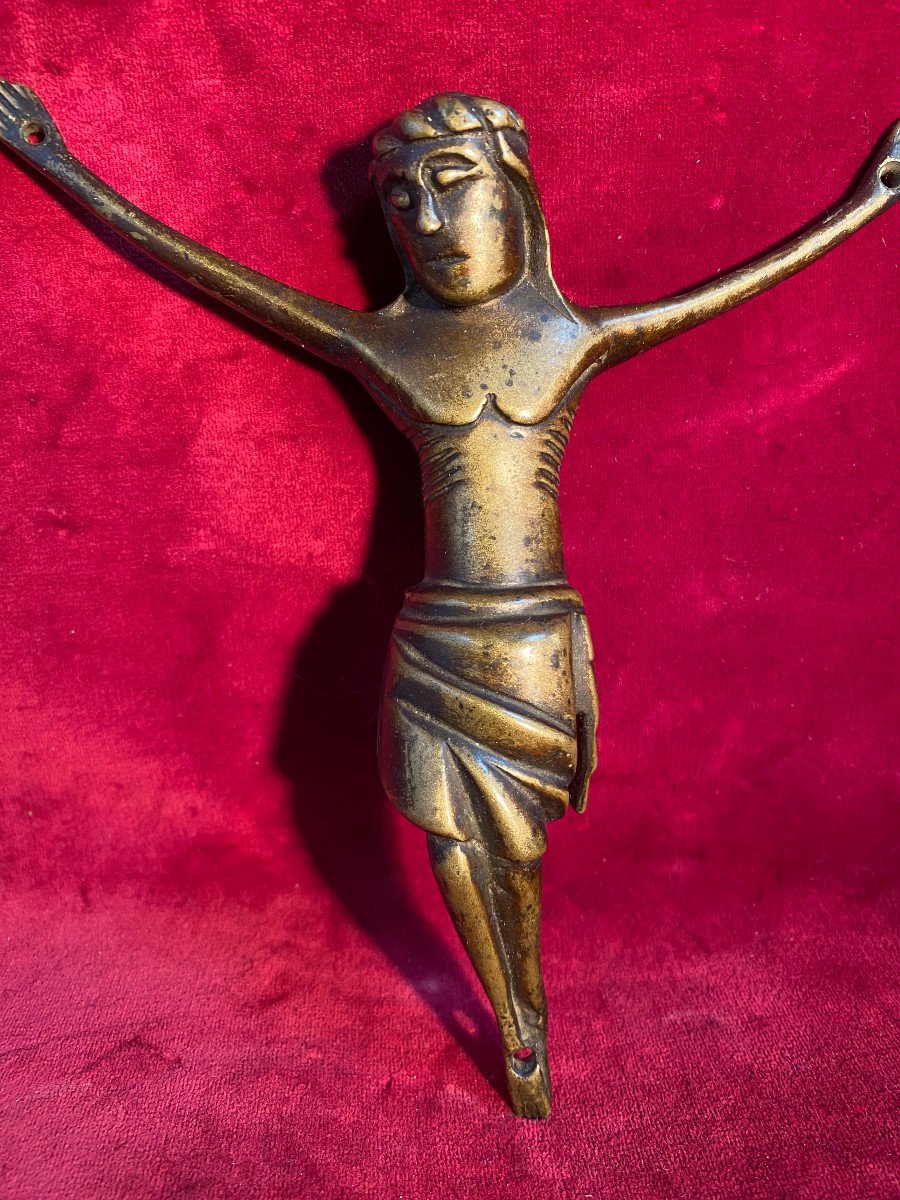 Christ  Bronze XIII Eme Siecle-photo-3