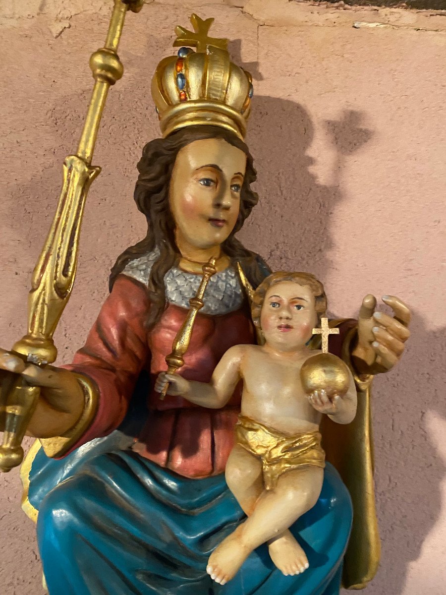 Vierge A L Enfant En Majeste-photo-3