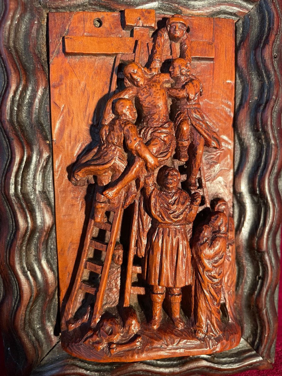 Descent From The Cross High Relief Boxwood-photo-1